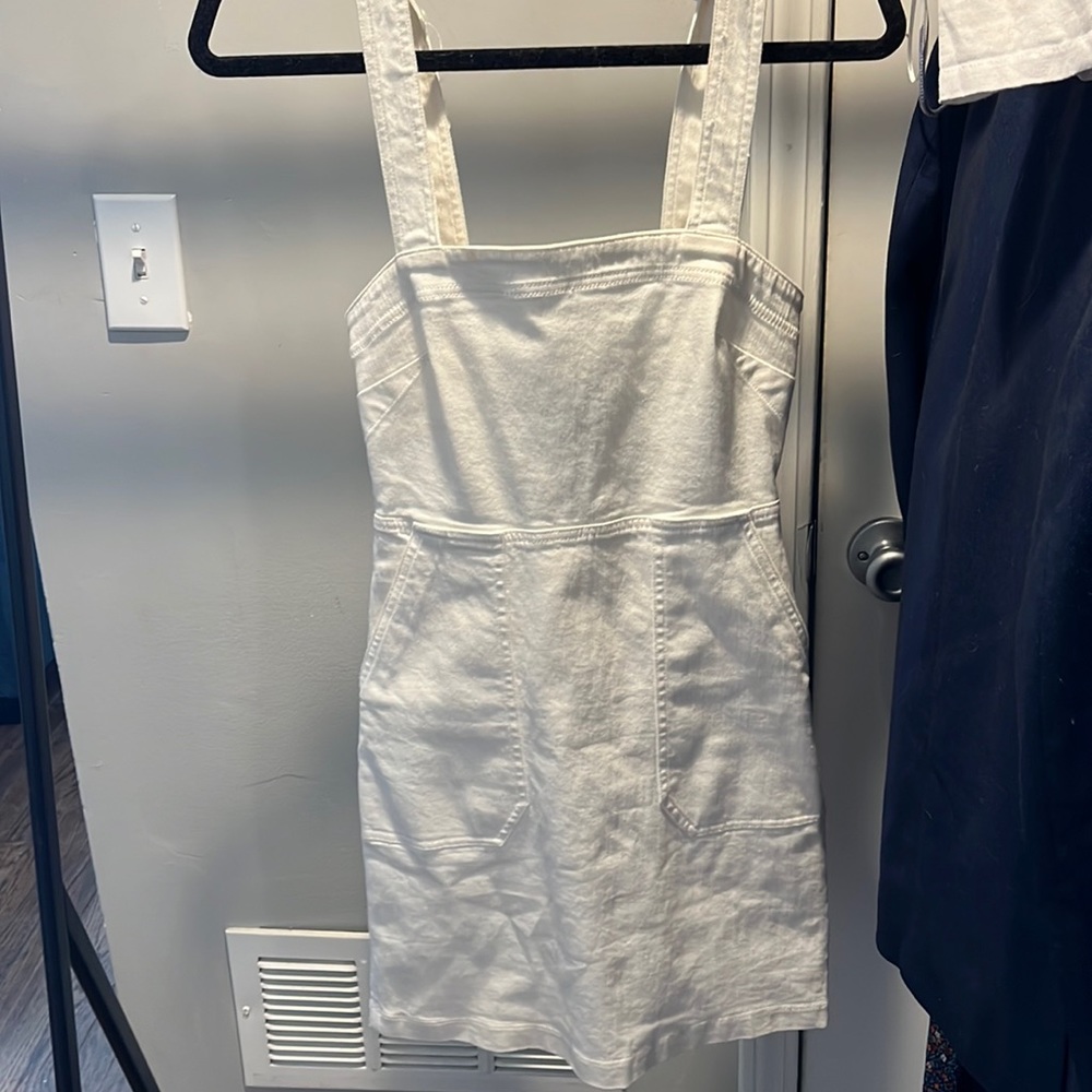 White picnic dress